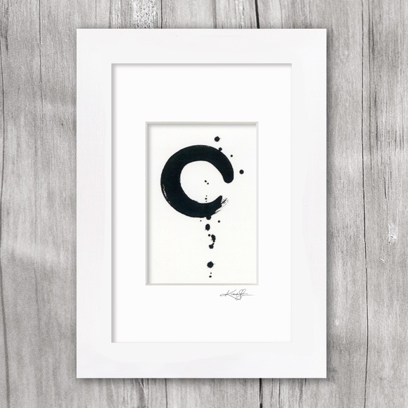 Enso Print in Mat from original painting by Kathy Morton Stanion - Picture 4 of 4